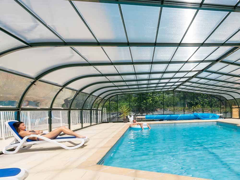 piscine chauffée camping sarthe