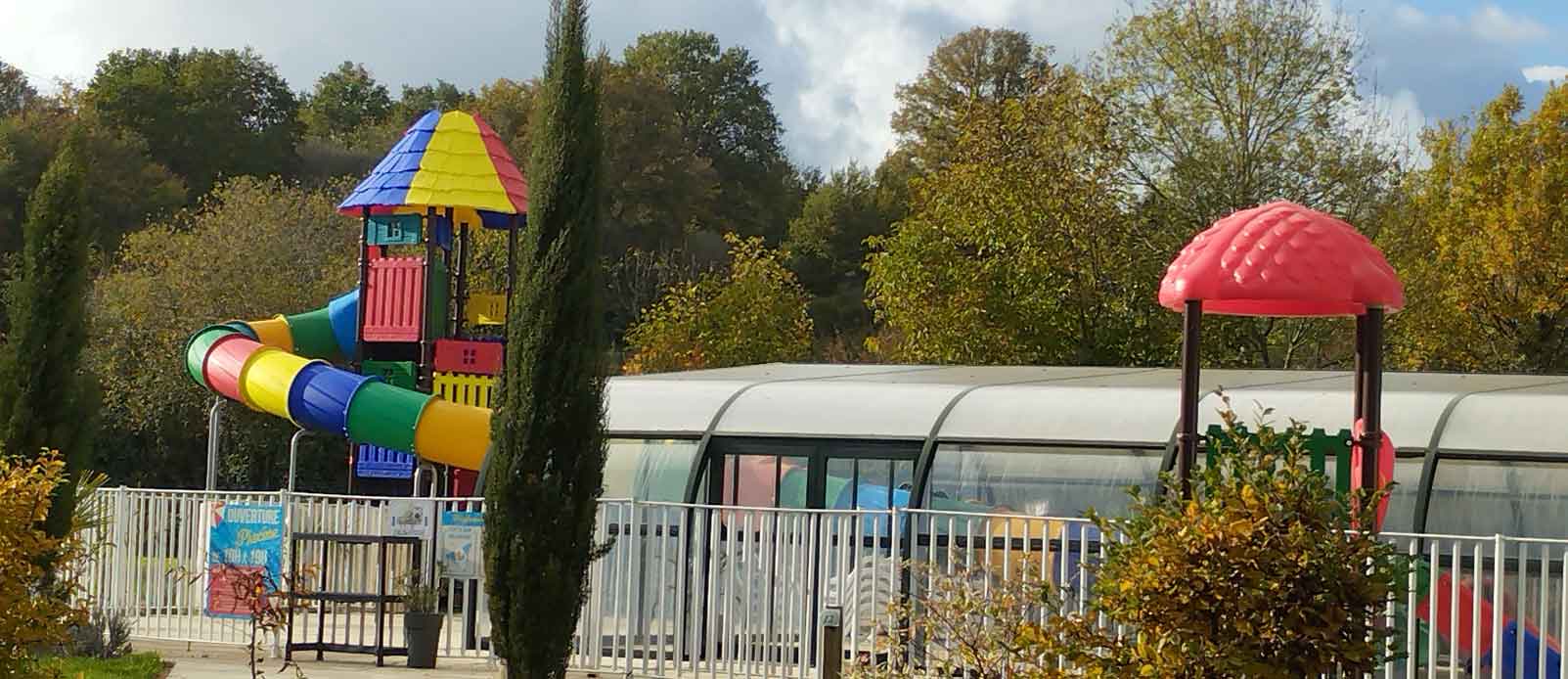 Toboggan camping 3 étoiles Sarthe