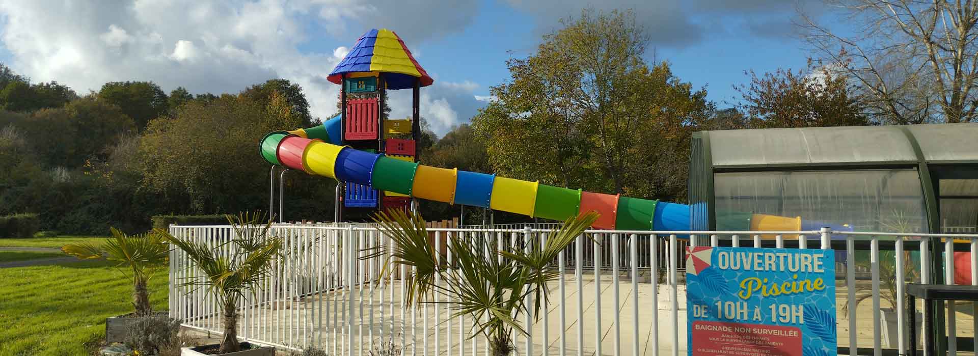 piscine couverte chauffée camping sarthe